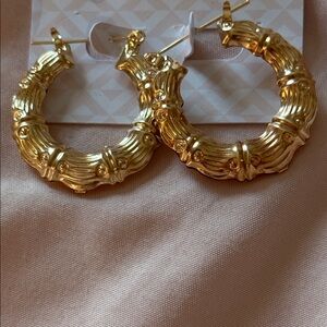 Gold Hoop Earrings